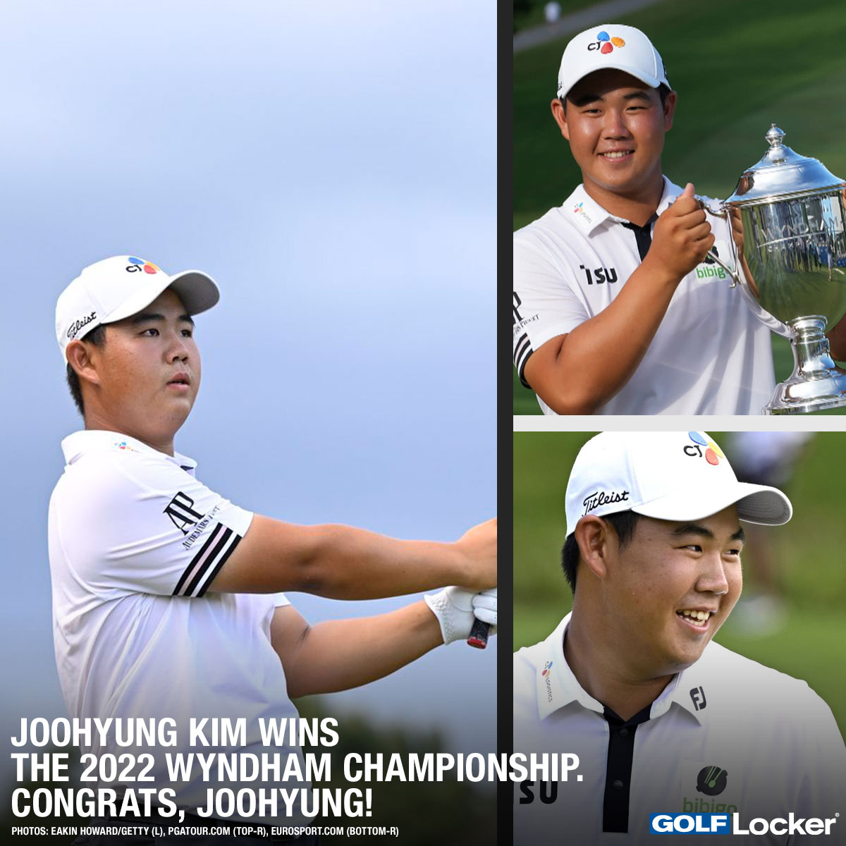 Joohyung Kim Wins 2022 Wyndham Championship. Congrats, Joohyung!