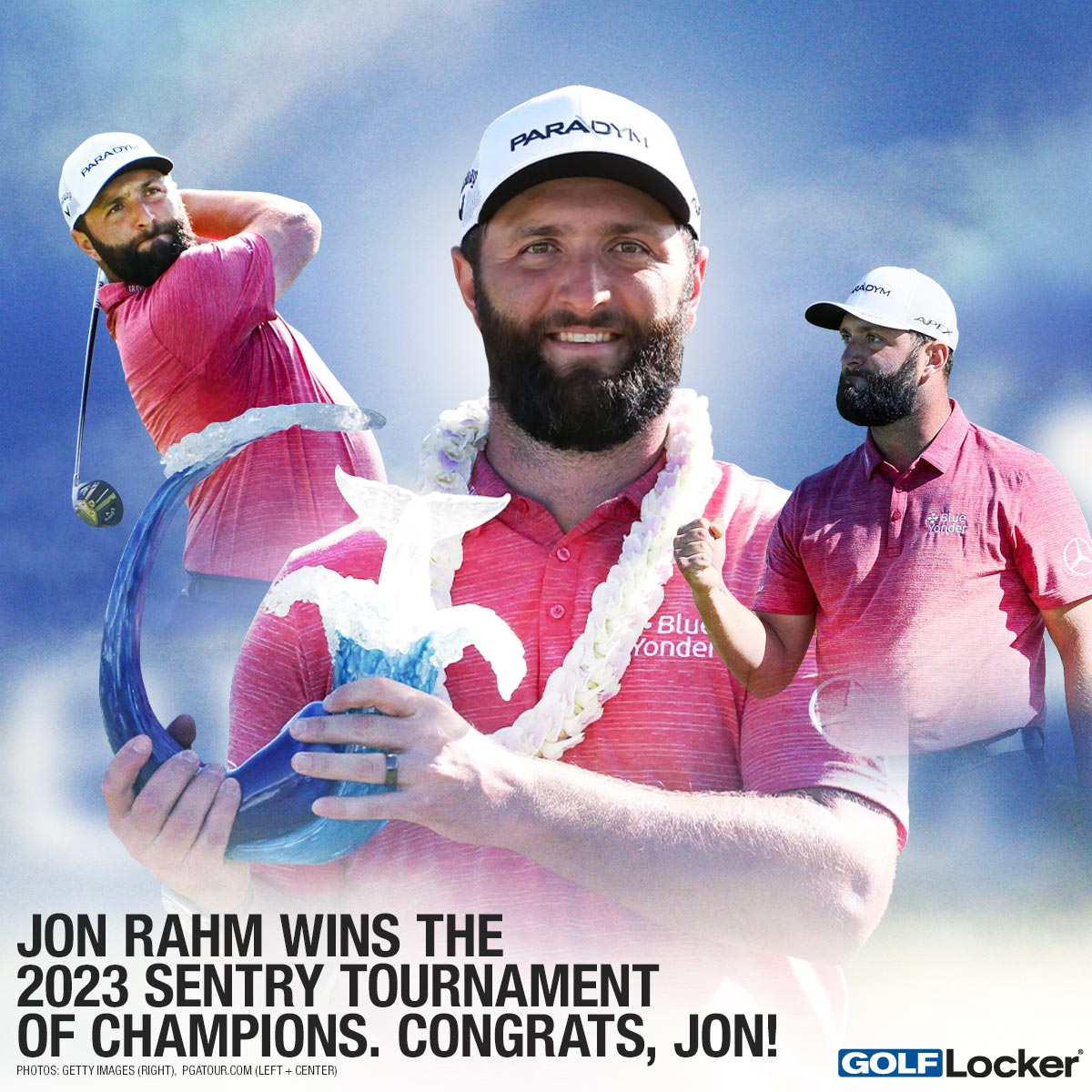 Jon Rahm Wins the 2023 Sentry Tournament of Champions. Congrats, Jon!