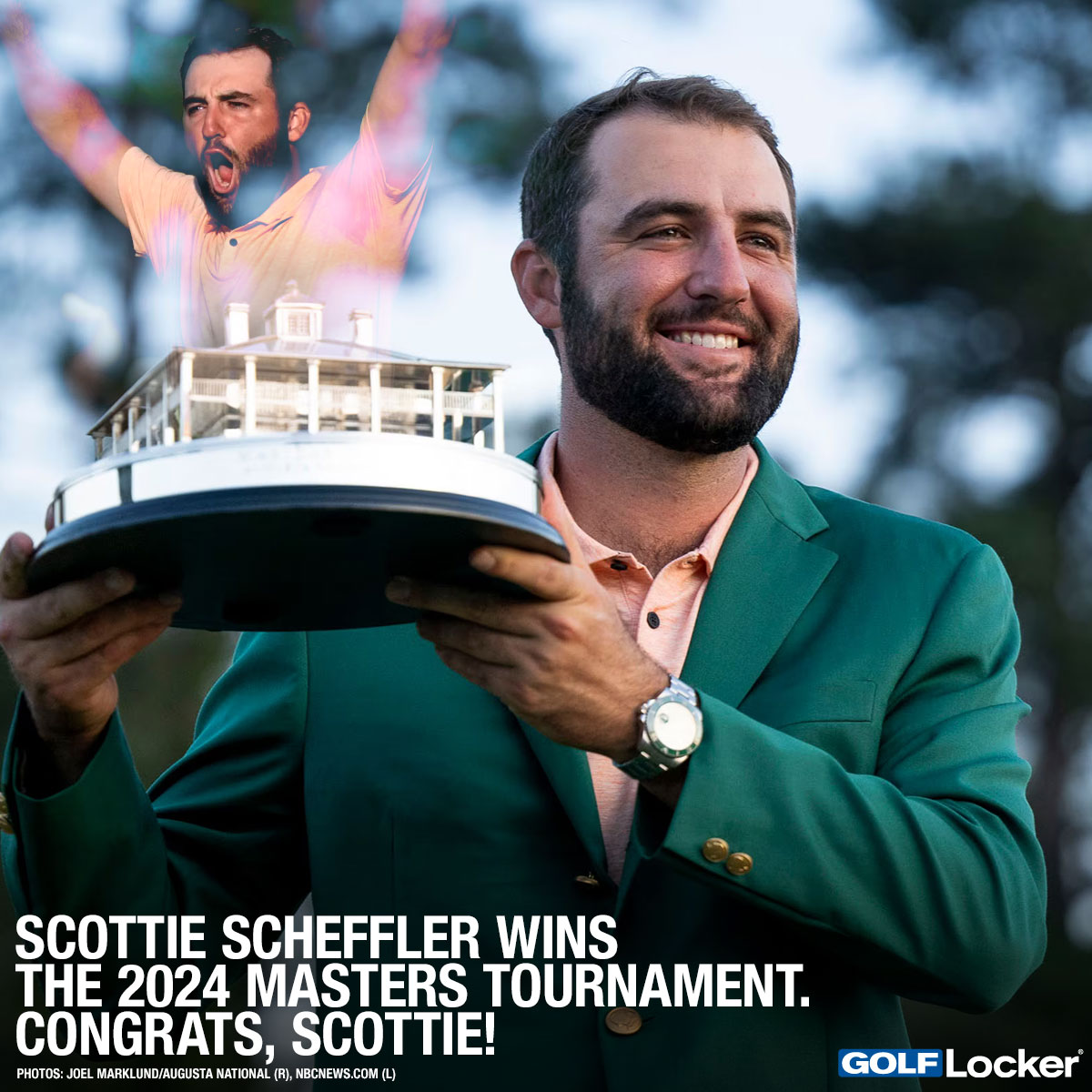 Scottie Scheffler Wins the 2024 Masters Tournament. Congrats, Scottie!
