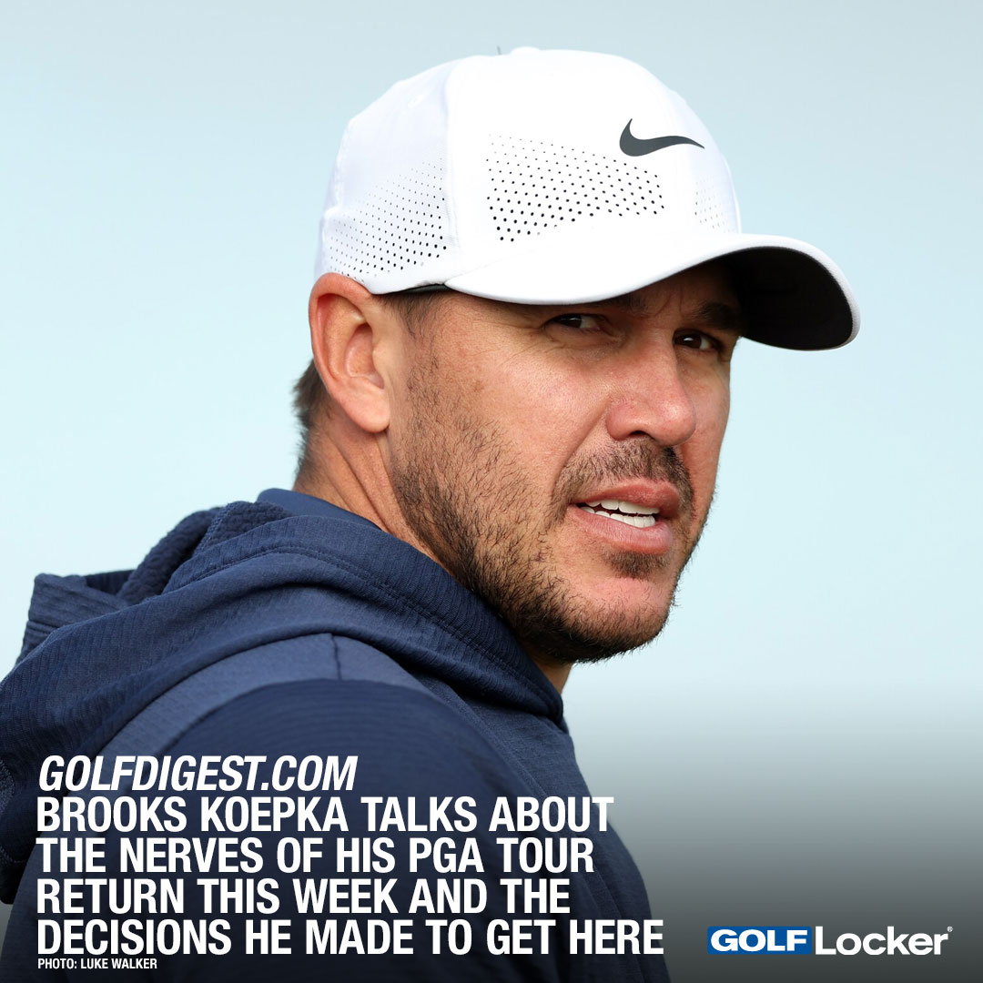 GolfDigest.com - Brooks Koepka talks about the nerves of his PGA Tour return this week and the decisions he made to get here