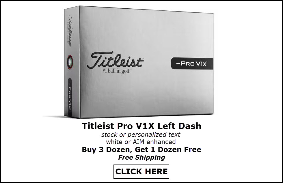 Titleist Pro V1X Left Dash Special