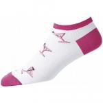 FootJoy ComfortSof Martini Non-Cushion Low Cut Women's Golf Socks - Single Pairs