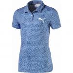 Puma Girl's DryCELL Polka Dot Junior Golf Shirts - ON SALE