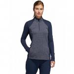 Adidas Women's Half-Zip Knit Golf Pullovers - ON SALE