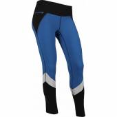 FootJoy Women's Color Block Ankle Length Golf Leggings - Previous Season Style in Royal with black and heather grey accents
