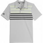 Adidas Chest Stripe Junior Golf Shirts - ON SALE