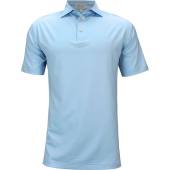 Peter Millar Solid Stretch Jersey Golf Shirts in Cottage blue