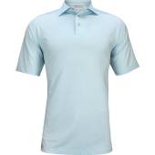 Peter Millar Solid Stretch Jersey Golf Shirts in Skylight