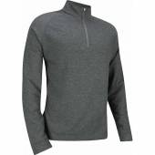 Dunning Natural Hand Quarter-Zip Golf Pullovers - ON SALE in Oak heather