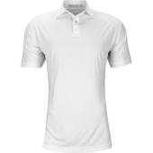 Peter Millar Featherweight Melange Golf Shirts in White