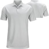 Nike Dri-FIT Victory Left Chest Logo Golf Shirts in Sky grey
