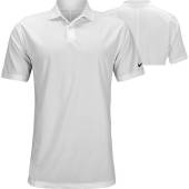 Nike Dri-FIT Victory Left Sleeve Logo Golf Shirts in White