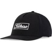 Titleist West Coast Oceanside Snapback Adjustable Golf Hats in Black with white script patch