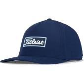 Titleist West Coast Oceanside Snapback Adjustable Golf Hats in Navy with sky blue script patch