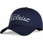 Titleist StaDry Performance Adjustable Golf Hats in Navy with grey script