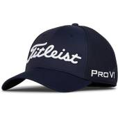 Titleist Tour Sports Mesh Flex Fit Golf Hats in Dark blue with white script