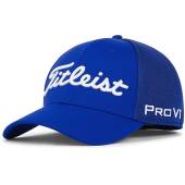 Titleist Tour Sports Mesh Flex Fit Golf Hats in Royal blue with white script
