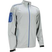 FootJoy Softshell Full-Zip Golf Wind Jackets - FJ Tour Logo Available in Grey with royal accents