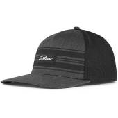 Titleist Surf Stripe Monterey Flex Fit Golf Hats in Dark grey with black accents