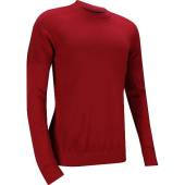 Nike Dri-FIT Tiger Woods Knit Crew Golf Sweaters in Gym red