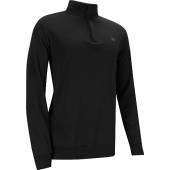 TravisMathew Cloud 2.0 Quarter-Zip Golf Pullovers in Black