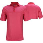 FootJoy ProDry Lisle Performance Stretch Mini Check Print Golf Shirts - ON SALE in Ruby with pink mini check print