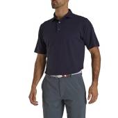 FootJoy ProDry Performance Solid Pique Golf Shirts in Navy
