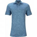 Peter Millar Crown Crafted Ace Cotton-Blend Pique Print Golf Shirts - Tour Fit