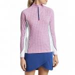 Peter Millar Women's Lightweight Sun Camellia Check Comfort Golf Base Layers - Previous Season Style
