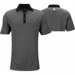 FootJoy ProDry Lisle Jacquard Dot Print Golf Shirts - FJ Tour Logo Available