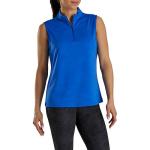 FootJoy Women's Jacquard Zip Placket Sleeveless Golf Shirts - FJ Tour Logo Available - Previous Season Style
