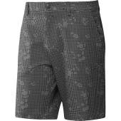 Adidas Ultimate 365 Print 8.5" Golf Shorts in Dark grey with light grey print