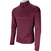 Peter Millar Crown Crafted Stealth Performance Quarter-Zip Golf Pullovers - Tour Fit in Merlot red