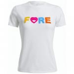 G/Fore Women's Fore Heart G's Golf T-Shirts - Previous Season Special