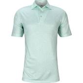 Peter Millar Nautical Notions Performance Jersey Golf Shirts in Light green with subtle print