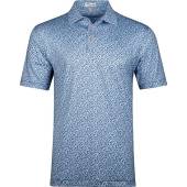 Peter Millar Dazed & Transfused Performance Jersey Golf Shirts in Sport navy with novelty print