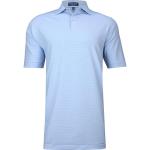 Peter Millar Crown Crafted Indigo Performance Jersey Golf Shirts - Tour Fit