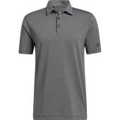 Adidas Ultimate 365 Heather Golf Shirts - ON SALE in Black melange heather