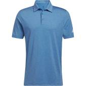 Adidas Ultimate 365 Heather Golf Shirts in Blue rush melange heather