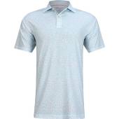 Peter Millar Dri-Release Natural Touch Lobsters & Lagers Golf Shirts in Island blue with allover print