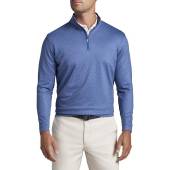 Peter Millar Perth Carts Performance Quarter-Zip Golf Pullovers - Previous Season Style in Sport navy