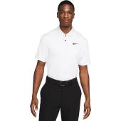 Nike Dri-FIT Vapor Tipped Golf Shirts in White