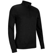 Nike Dri-FIT Player Half-Zip Golf Pullovers in Black