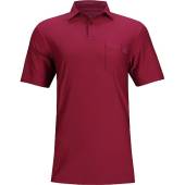 Adidas Primegreen Go-To Pocket Golf Shirts in Legacy burgundy