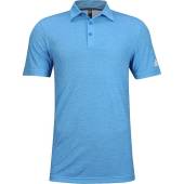 Adidas HEAT.RDY Primegreen Heather Golf Shirts in Blue rush
