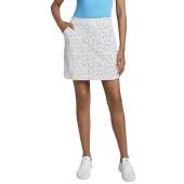 Peter Millar Women's Performance Alice Petal Hem Mid Century Golf Skorts - HOLIDAY SPECIAL in Mid century white with multi color dot print
