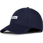 Titleist Charleston Garment Wash Adjustable Golf Hats in Navy with white patch