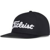 Titleist Diego Snapback Adjustable Golf Hats in Black with white and charcoal script