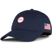 Titleist Montauk Lightweight Adjustable Golf Hats - Limited Edition Stars & Stripes in Navy with white and red accents