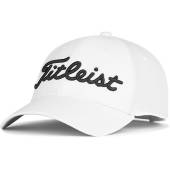 Titleist Players Breezer Adjustable Golf Hats in White with black script